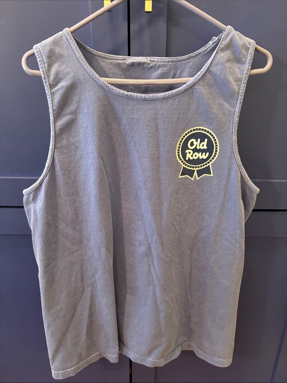 Old Row Men’s Faded Blue Tank Top